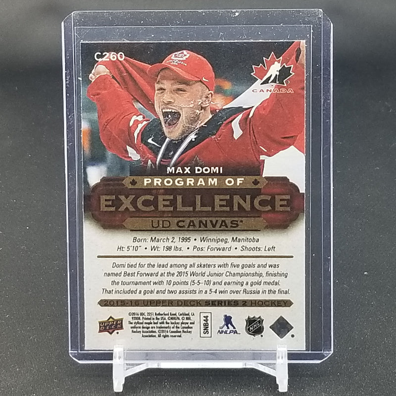 2015 UPPER DECK SERIES TWO - UD CANVAS - PROGRAM OF EXCELLENCE - M. DOMI -
