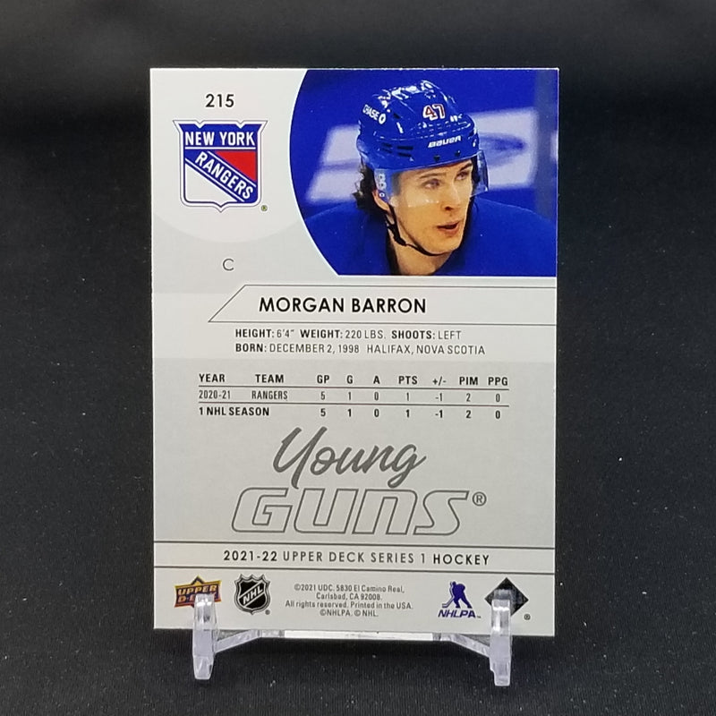 2021 UPPER DECK SERIES ONE - YOUNG GUNS - M. BARRON -