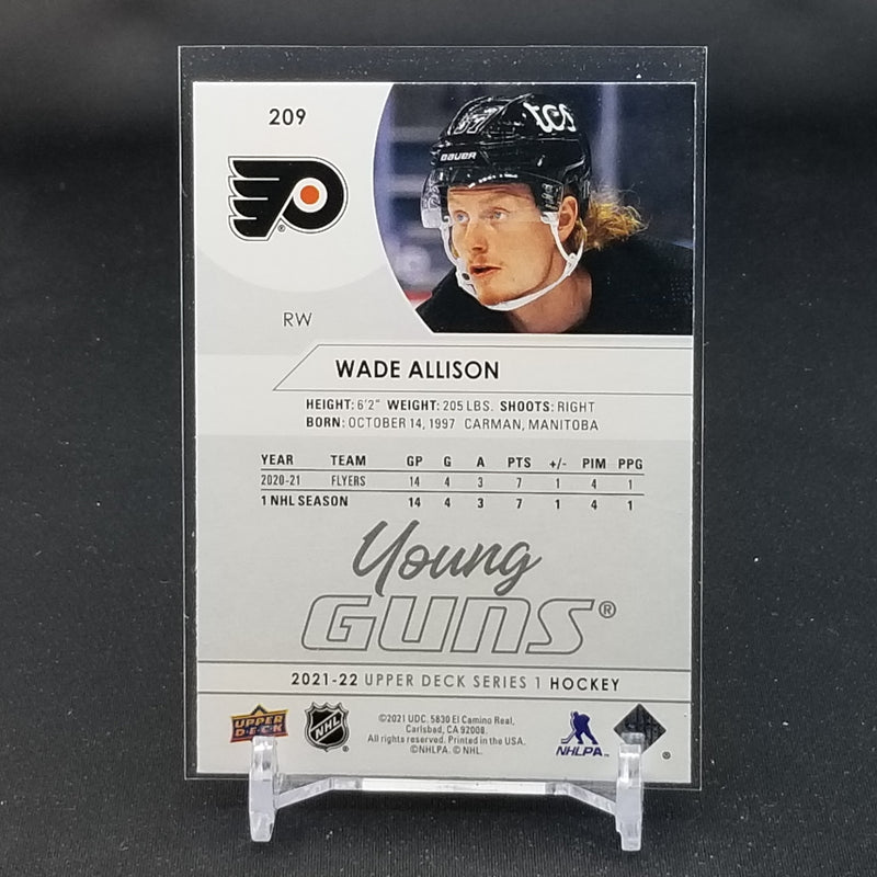 2021 UPPER DECK SERIES ONE - FRENCH - YOUNG GUNS - W. ALLISON -