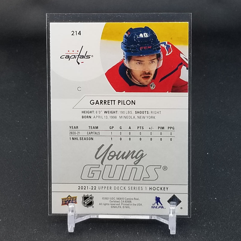 2021 UPPER DECK SERIES ONE - YOUNG GUNS - G. PILON -