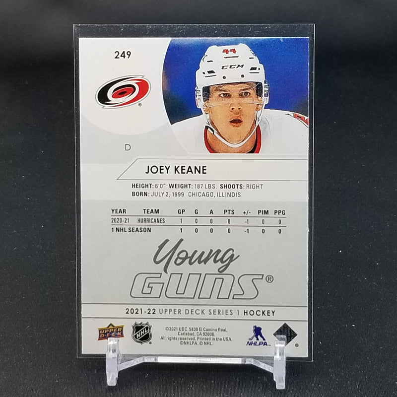 2021 UPPER DECK SERIES ONE - YOUNG GUNS - J. KEANE -