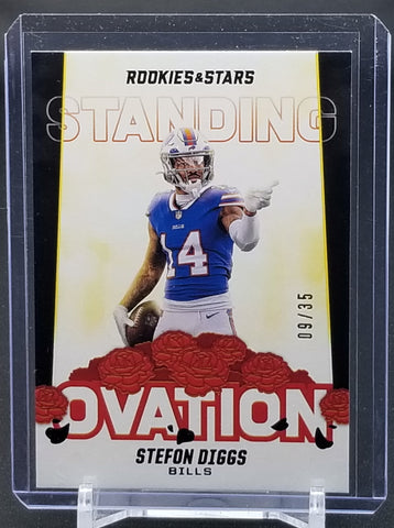 2021 PANINI ROOKIES & STARS - PURPLE - STANDING OVATION - S. DIGGS - #SO-16 - #'D/35