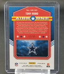 2021 PANINI ROOKIES & STARS - RED PRIZM - AIRBORNE - T. ROMO - #AB-30 - #'D/99
