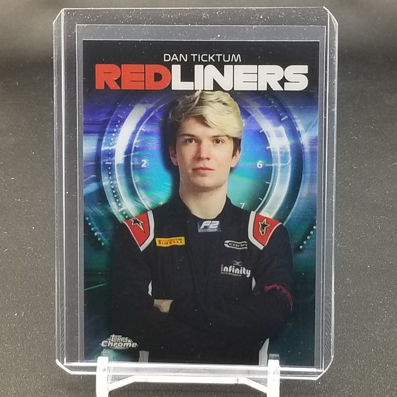 2021 TOPPS CHROME F1 - RED LINERS - D. TICKTUM -