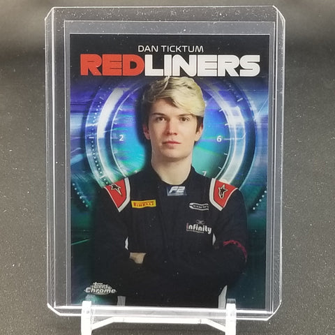 2021 TOPPS CHROME F1 - RED LINERS - D. TICKTUM - #RL-12