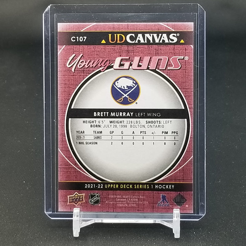 2021 UPPER DECK SERIES ONE - UD CANVAS - YOUNG GUNS - B. MURRAY -