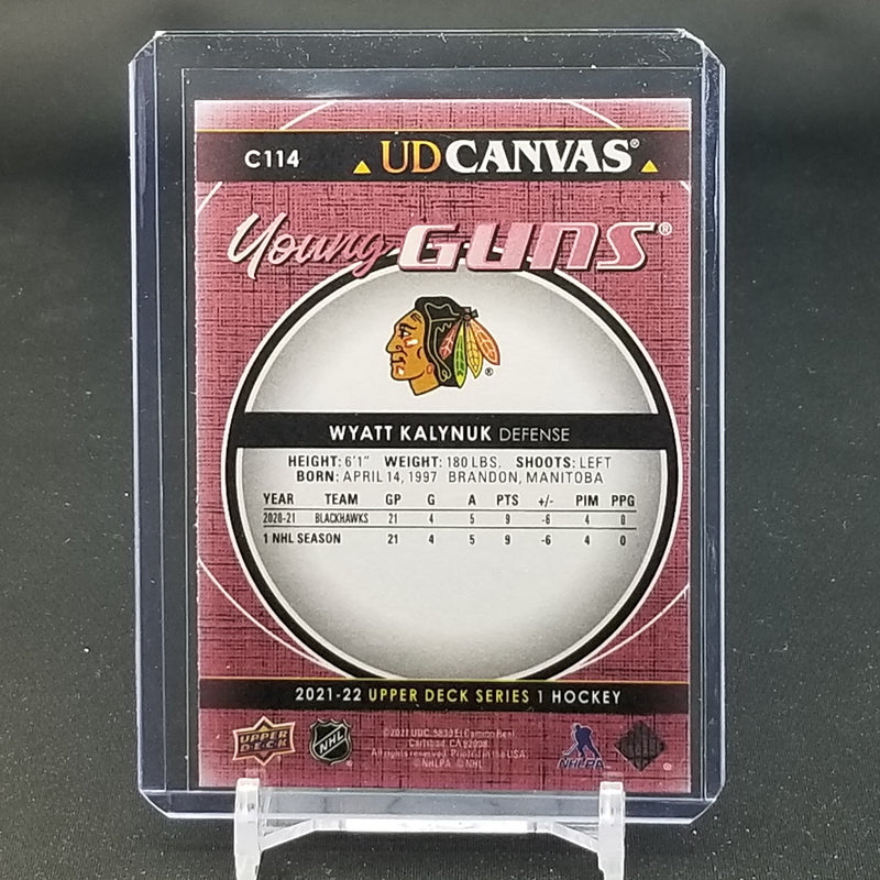 2021 UPPER DECK SERIES ONE - UD CANVAS - YOUNG GUNS - W. KALYNUK -