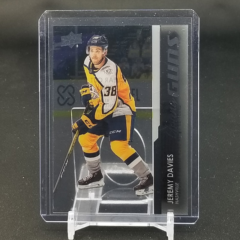 2021 UPPER DECK SERIES ONE - CLEAR CUT - YOUNG GUNS - J. DAVIES -