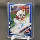 2021 TOPPS CHROME - BLUE WAVE REFRACTOR - T. STEPHENSON - #RA-TS - #'D/150 - AUTOGRAPH