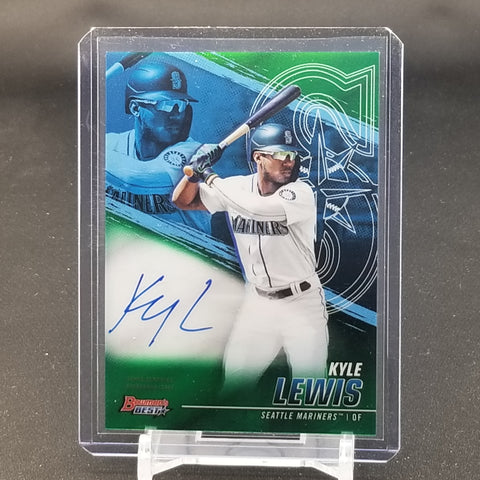 2021 TOPPS BOWMANS BEST - GREEN REFRACTOR - K. LEWIS - #B21-KL - #'D/99 - AUTOGRAPH