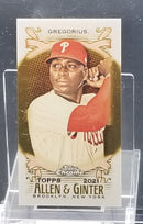 2021 TOPPS CHROME ALLEN & GINTER - MINI - GOLD - D. GREGORIUS - #264 - #'D/50