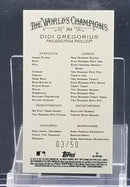 2021 TOPPS CHROME ALLEN & GINTER - MINI - GOLD - D. GREGORIUS - #264 - #'D/50