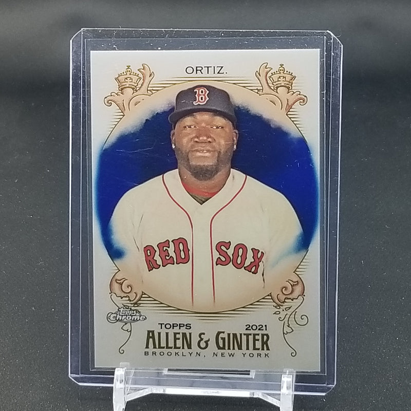 2021 TOPPS CHROME ALLEN & GINTER - BLUE REFRACTOR - SELECT YOUR PLAYER BELOW