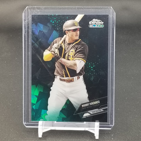 2021 TOPPS CHROME BLACK - GREEN REFRACTOR - M. MACHADO - #38 - #'D/99