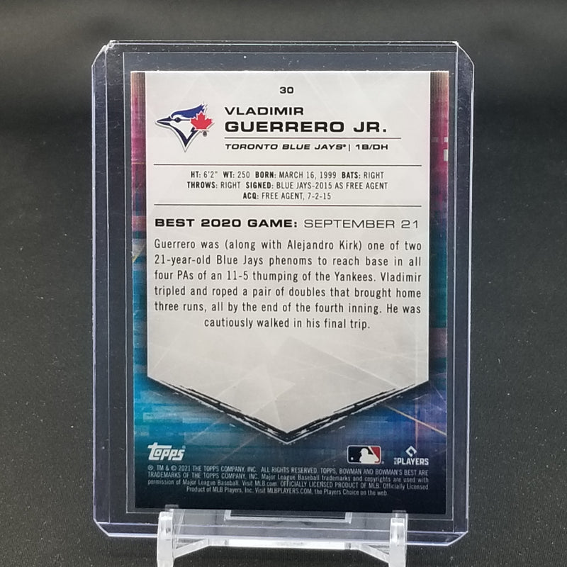 2021 TOPPS BOWMAN'S BEST - CRACKED ICE REFRACTOR - SELECT YOUR PLAYER