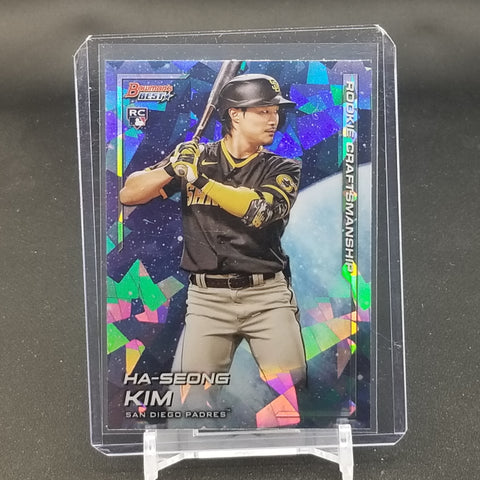 2021 TOPPS BOWMAN'S BEST - ATOMIC REFRACTOR - ROOKIE CRAFTSMANSHIP - H. KIM - #RC-18 - RC