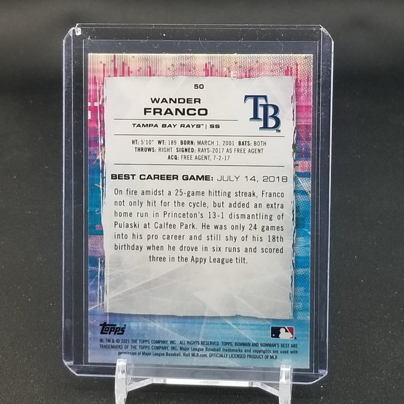 2021 TOPPS BOWMAN'S BEST - W. FRANCO -