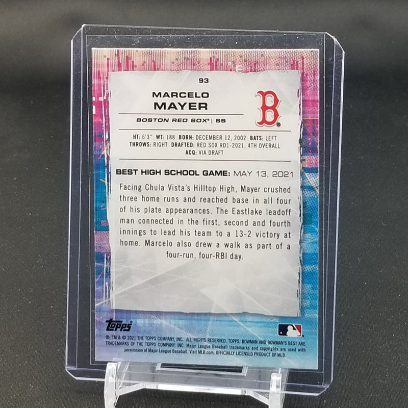 2021 TOPPS BOWMAN'S BEST - M. MAYER -