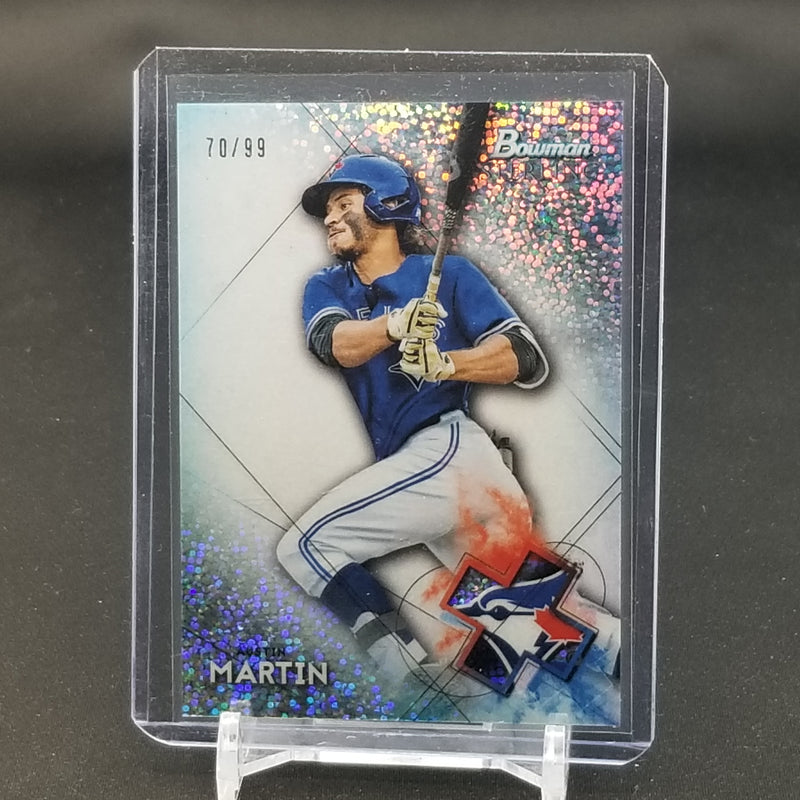 2021 TOPPS BOWMAN STERLING - SPECKLE REFRACTOR - A. MARTIN - #BSP-50 - #'D/99