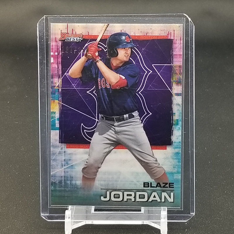 2021 TOPPS BOWMAN'S BEST - PURPLE REFRACTOR - B. JORDAN - #22 - #'D/250