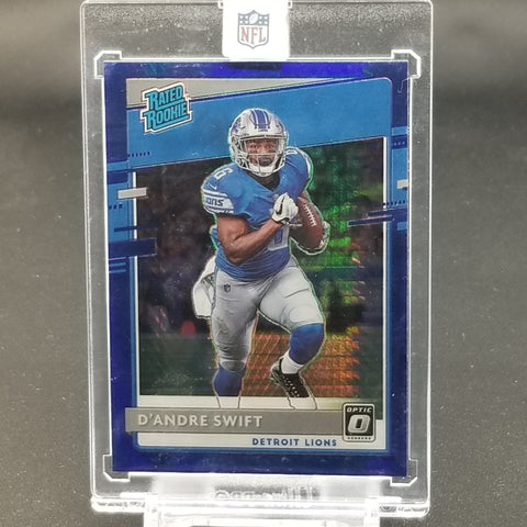 2020 PANINI DONRUSS OPTIC - BLUE PRIZM - RATED ROOKIE - D. SWIFT - #159 - RC