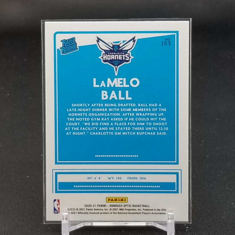 2020 PANINI DONRUSS OPTIC - RATED ROOKIE - L. BALL -