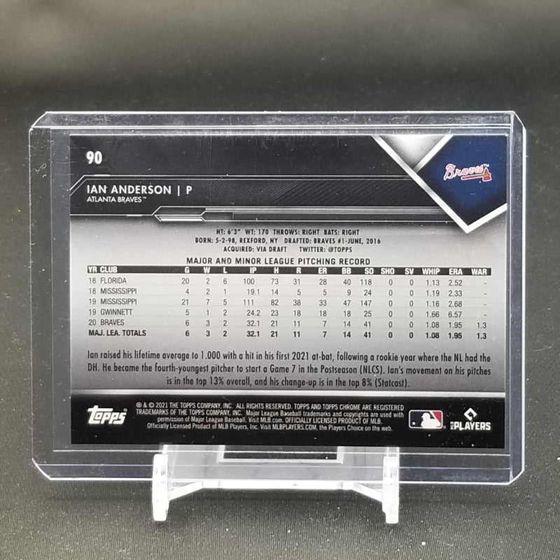 2021 TOPPS CHROME BLACK - I. ANDERSON -