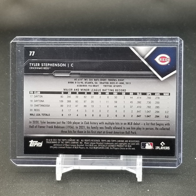 2021 TOPPS CHROME BLACK - T. STEPHENSON -