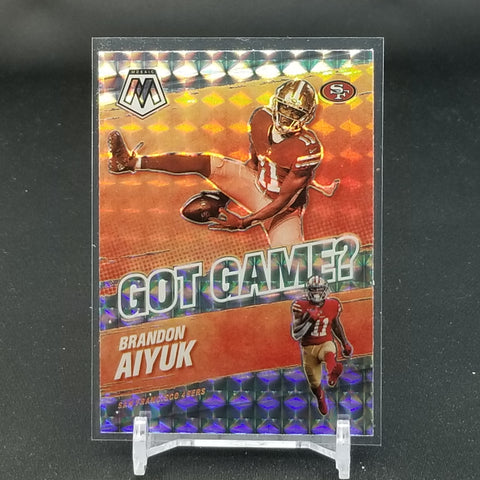 2021 PANINI MOSAIC - SILVER MOSAIC PRIZM - GOT GAME? - B. AIYUK - #GG-20