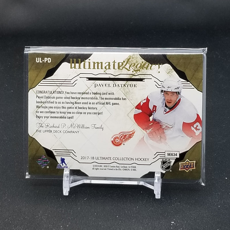 2017 UPPER DECK ULTIMATE - ULTIMATE LEGACY - P. DATSYUK -