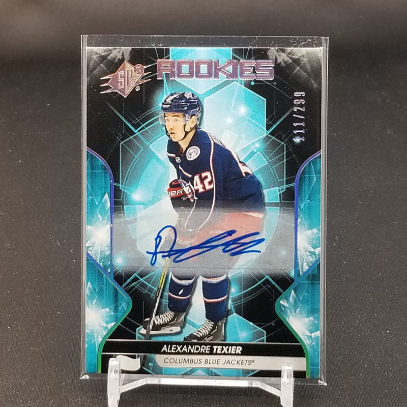 2019 UPPER DECK SPX - SPX ROOKIES - A. TEXIER - #85 - #'D/299 - AUTOGRAPH - RC