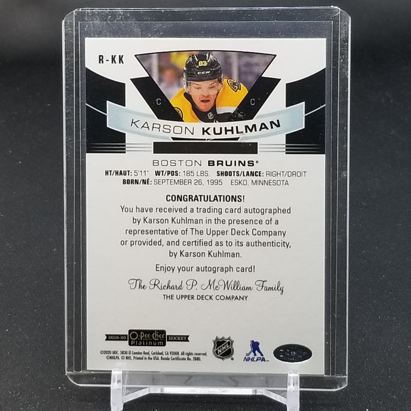 2019 UPPER DECK O-PEE-CHEE PLATINUM - K. KUHLMAN -