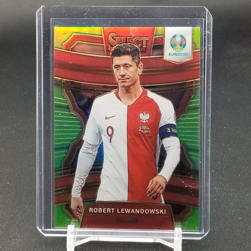 2020 PANINI SELECT UEFA EURO - LIME GREEN PRIZM - TERRACE - R. LEWANDOWSKI - #23 - #'D/149