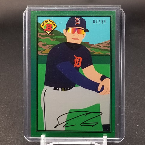 2021 TOPPS BOWMAN - 1989 ARTIST PROOF KEITH SHORE - GREEN - S. TORKELSON - #20 - #'D/89