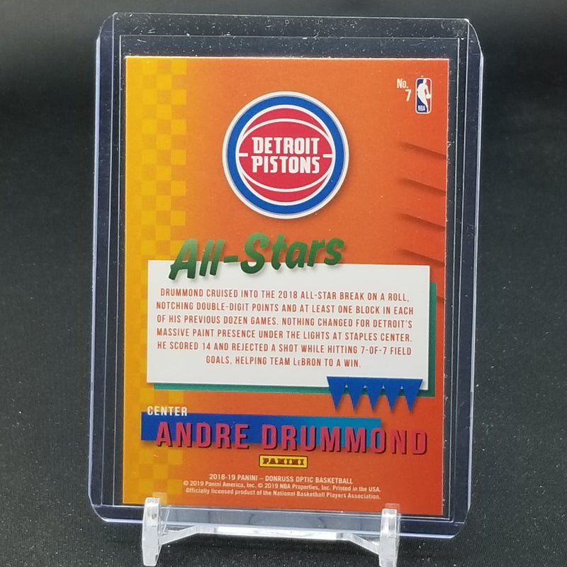 2018 PANINI DONRUSS OPTIC - ALL-STARS - A. DRUMMOND -