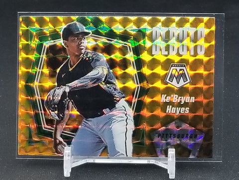 2021 PANINI MOSAIC - GOLD PRIZM - DEBUTS - K. HAYES - #PD10