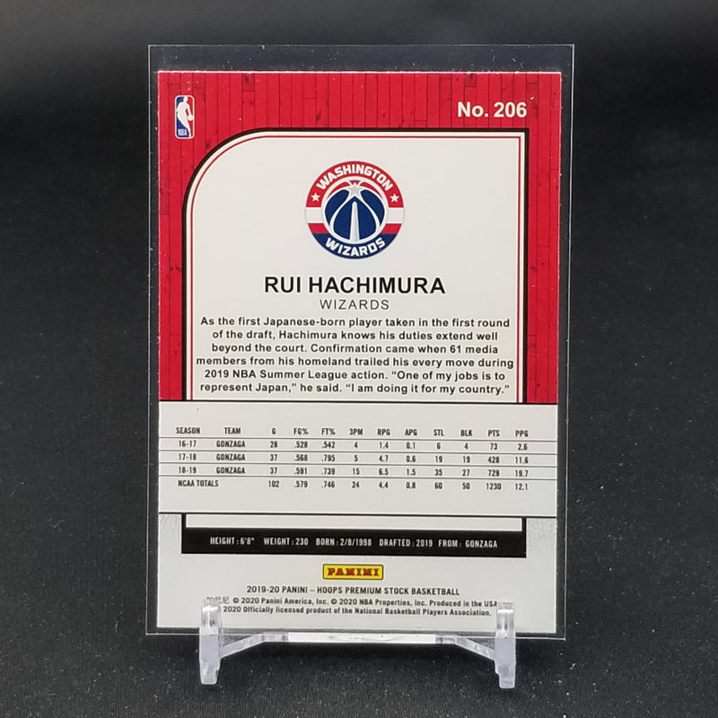 2019 PANINI HOOPS PREMIUM STOCK - R. HACHIMURA -