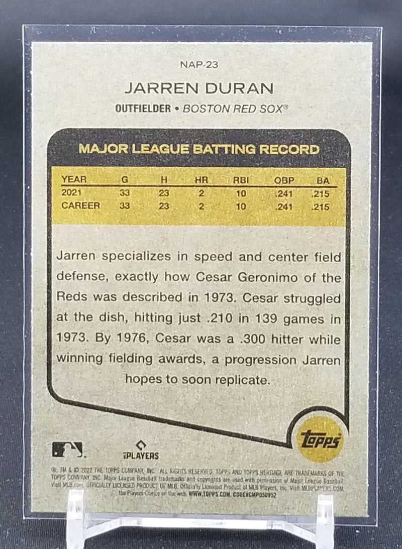 2022 TOPPS HERITAGE - NEW AGE PERFORMERS - SINGLES -