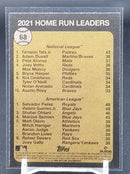 2022 TOPPS HERITAGE - 2021 HOME RUN LEADERS - V. GUERRERO JR. / S. PEREZ / F. TATIS JR. -