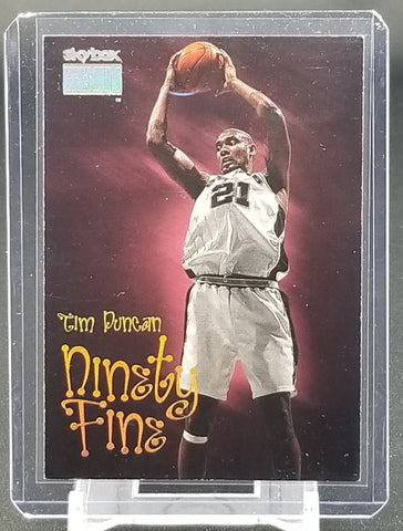 1999 SKYBOX - NINETY FINE - T. DUNCAN - #206