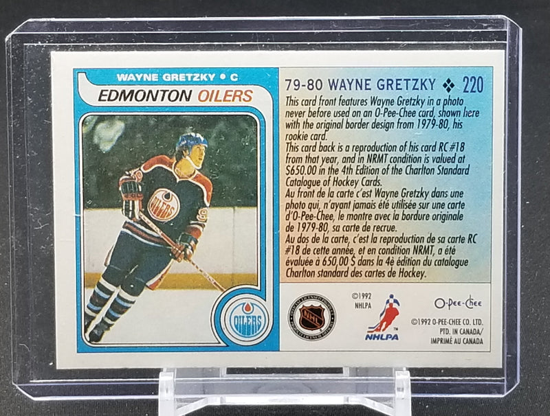 1992 O-PEE-CHEE - ANNIVERSARY - W. GRETZKY -