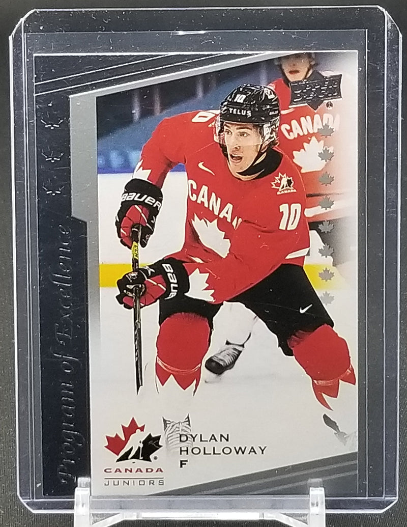 2021 UPPER DECK TEAM CANADA JUNIORS - PROGRAM OF EXCELLENCE - D. HOLLOWAY -