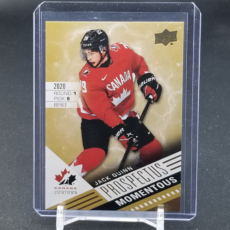 2021 UPPER DECK TEAM CANADA JUNIORS - PROSPECTUS MOMENTOUS - SINGLES -