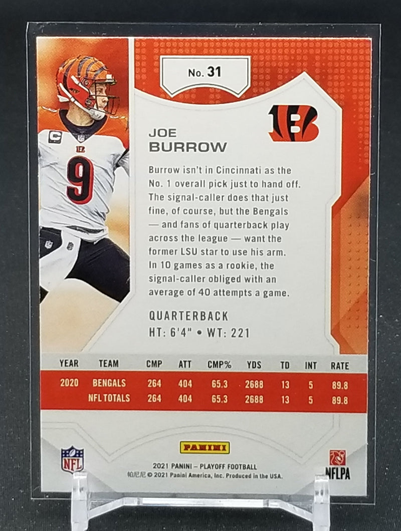 2021 PANINI PLAYOFF - J. BURROW -