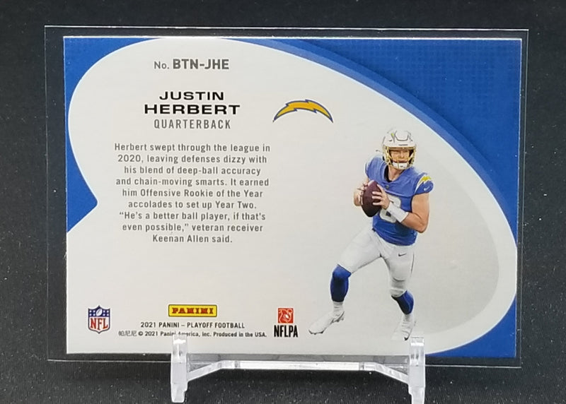 2021 PANINI PLAYOFF - BEHIND THE NUMBERS - J. HERBERT -
