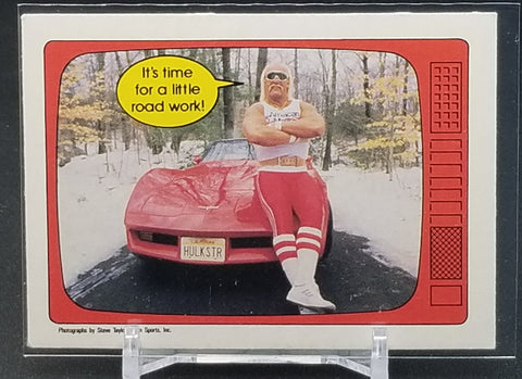 1985 O-PEE-CHEE - H. HOGAN - IT'S TIME FOR A LITTLE ROAD WORK - #29