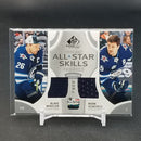 2019 UPPER DECK SP GAME USED - ALL-STAR SKILLS FABRICS - B. WHEELER / M. SCHEIFELE -