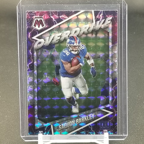 2021 PANINI MOSAIC - SILVER MOSAIC PRIZM - OVERDRIVE - S. BARKLEY - #OV-2