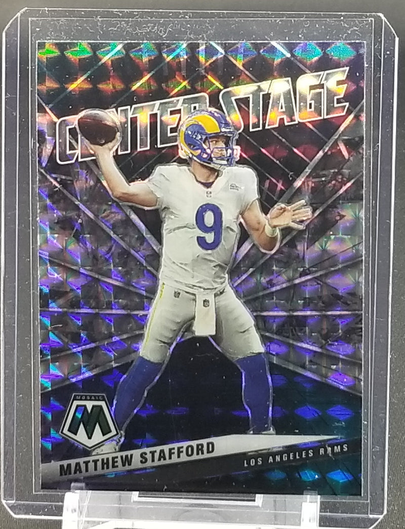 2021 PANINI MOSAIC - SILVER MOSAIC PRIZM - CENTER STAGE - SELECT YOUR PLAYER