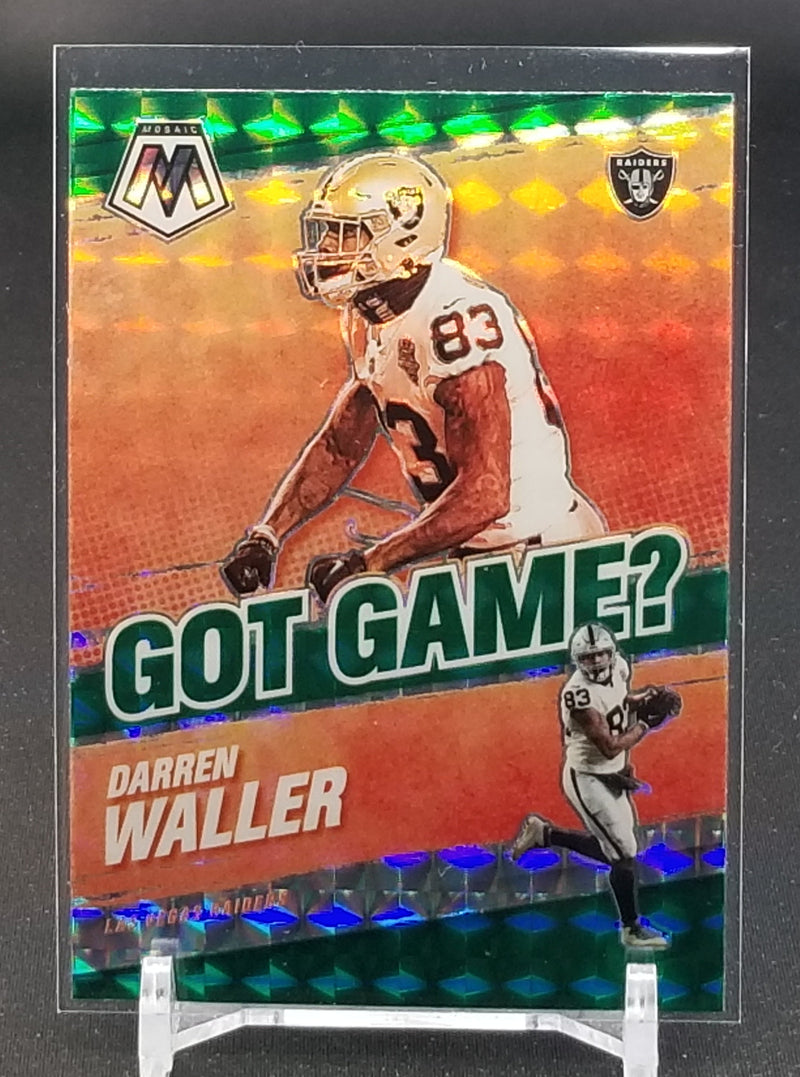 2021 PANINI MOSAIC - GREEN MOSAIC PRIZM - GOT GAME? - D. WALLER -